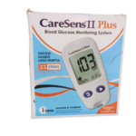 CareSens II Plus Blood Glucose Monitoring System With 25 Strips