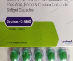 Geomax D3 Max Softgel Capsules