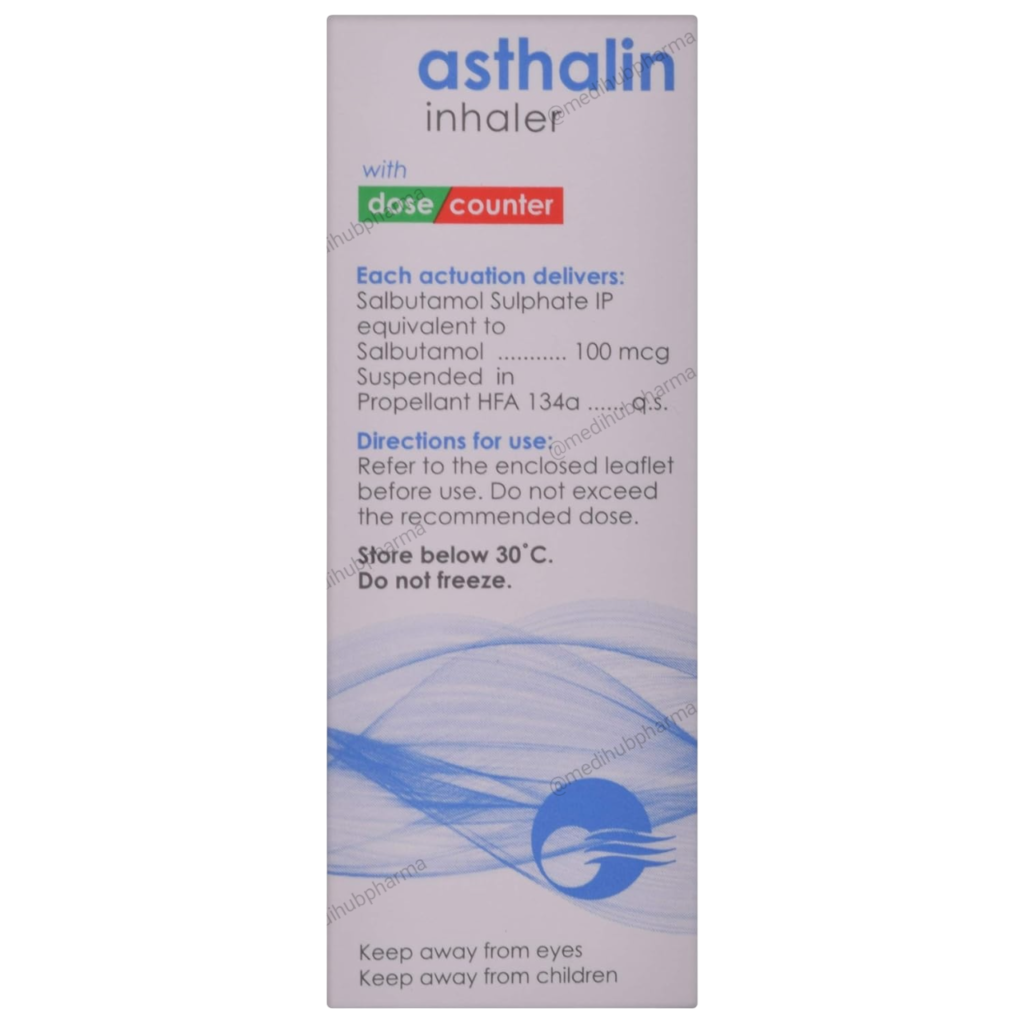 Asthalin 100mcg Inhaler - Medihub Pharma