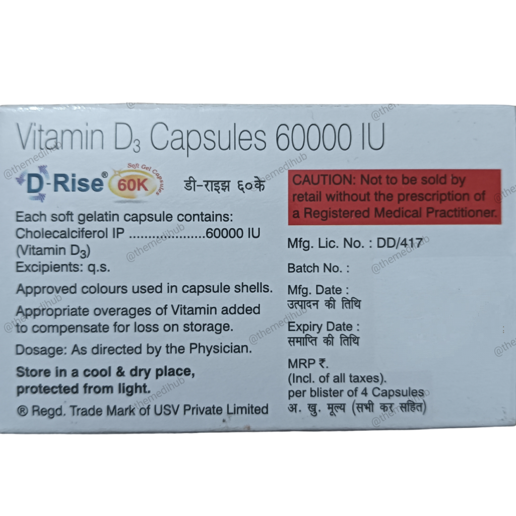 D-Rise 60K Capsule - Medihub Pharma