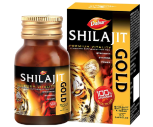 Dabur Shilajit Gold Capsule For Immunity Strength Stamina Power