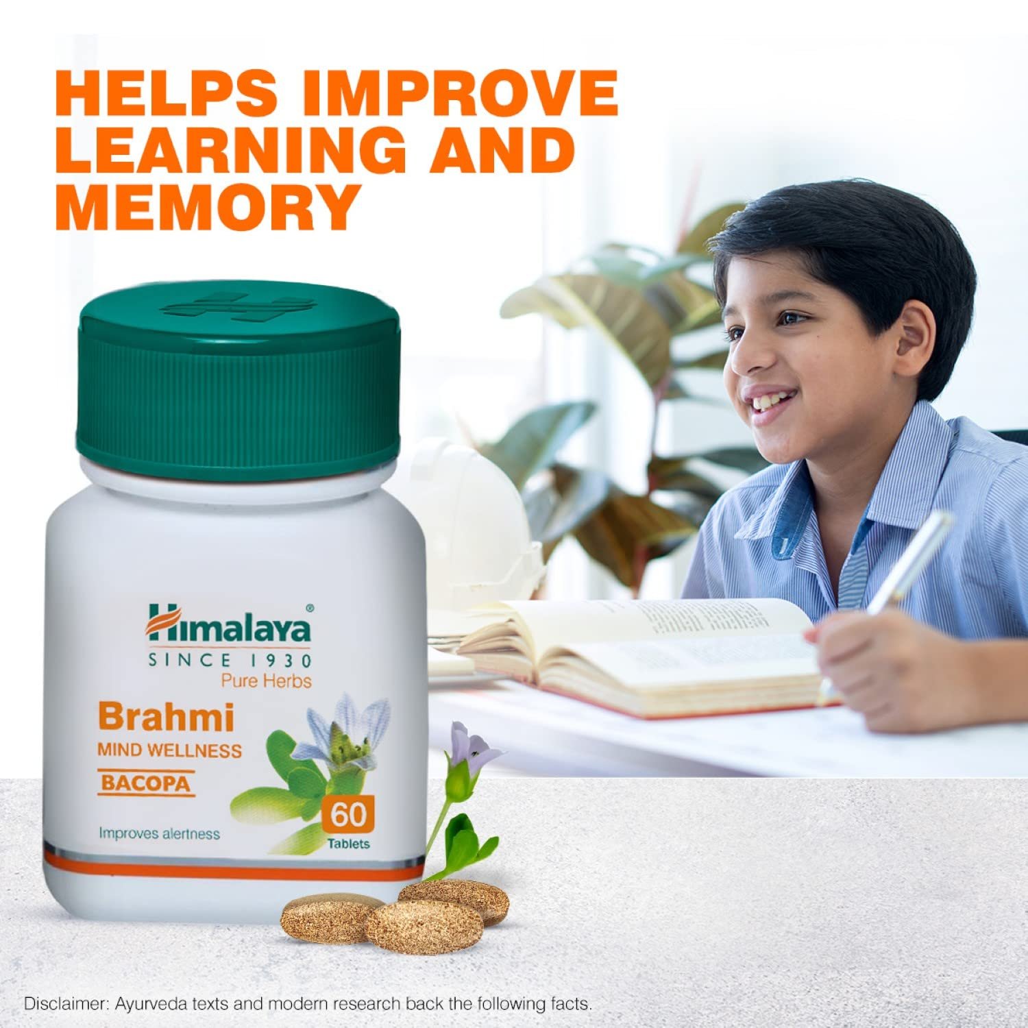 Himalaya Brahmi Tablets Mind Wellness Improve Alertness Tablet