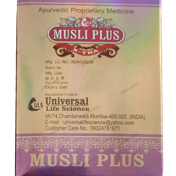 Musli Plus Capsules 30 Caps Pack