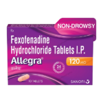 Allegra 120mg Tablet 10 Tab Strip