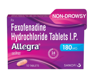 Allegra 180mg Tablet 10 Tab Strip