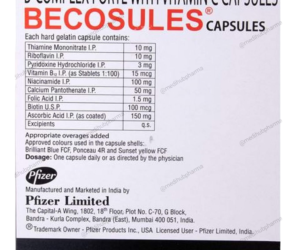 Becosules Capsule with B Complex and Vitamin C 20 Cap Strip