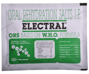 Electral Powder ORS for Replenishing Body Fluids and Electrolytes