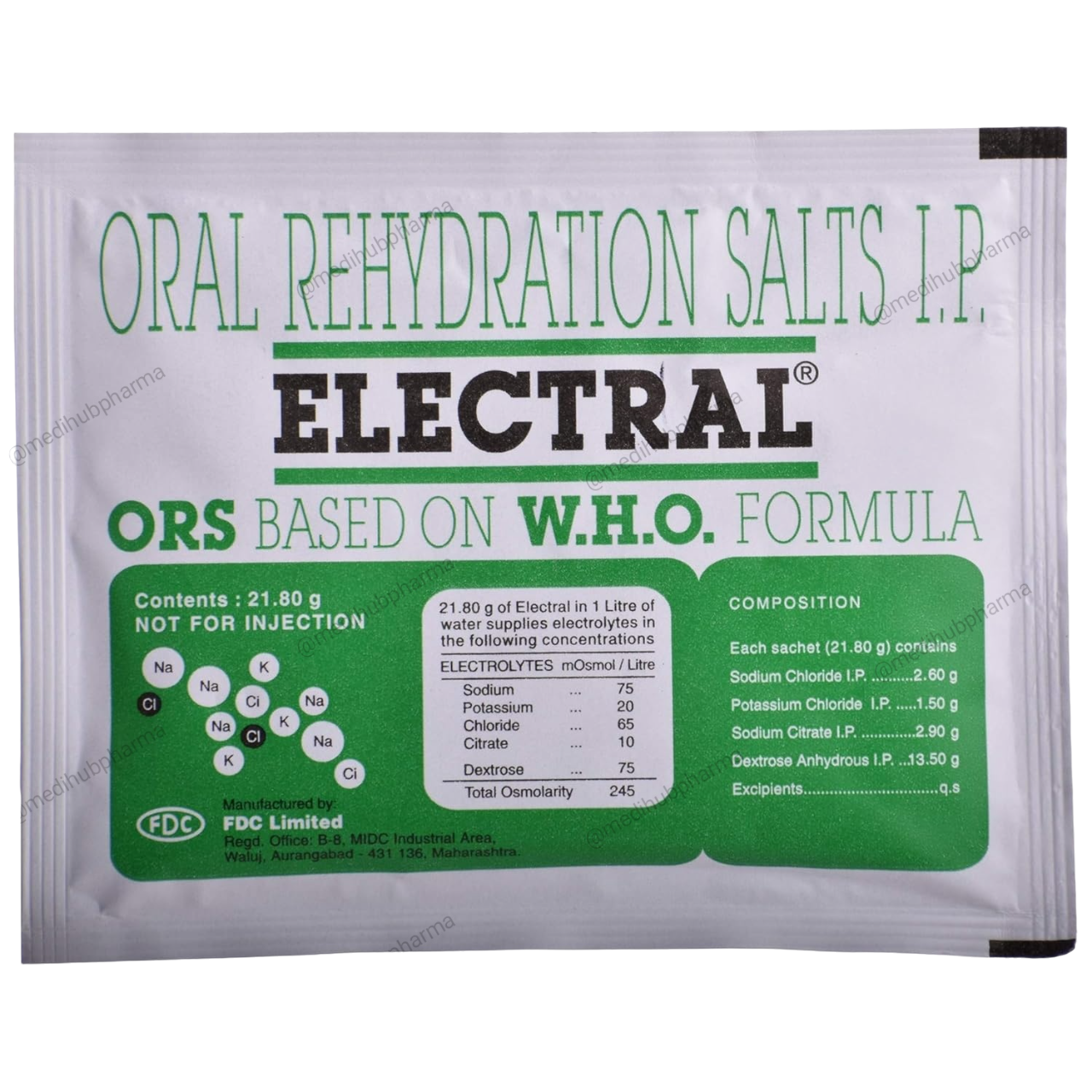 Electral Powder ORS for Replenishing Body Fluids and Electrolytes