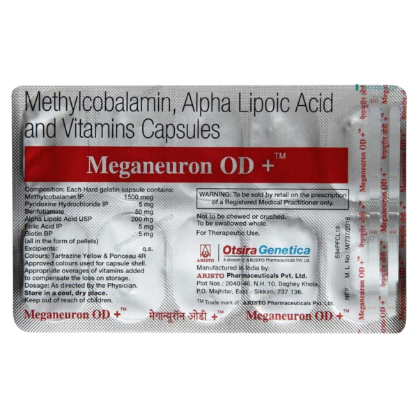 Meganeuron OD Plus Capsule 10 Cap Strip