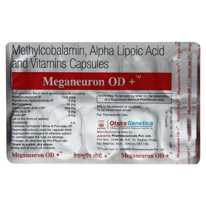 Neuron Cap Meganeuron OD Plus Capsule (10 Cap Strip) - Medihub Pharma