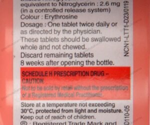 Nitrocontin 2.6 Tablet CR 30 Tab Pack