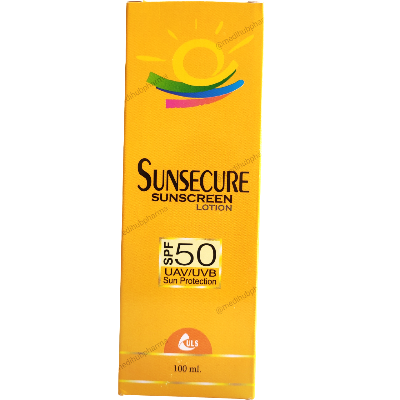 Sunsecure Sunscreen Lotion SPF50 UAV UVB Sun Protection