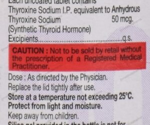 Thyronorm 50mcg Tablet 120 Tab Pack