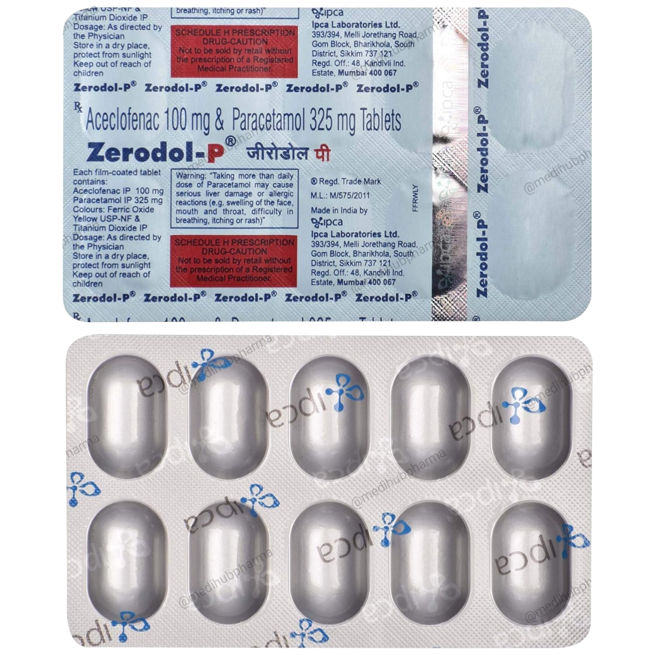 Zerodol P Tablet 10 Tab Strip