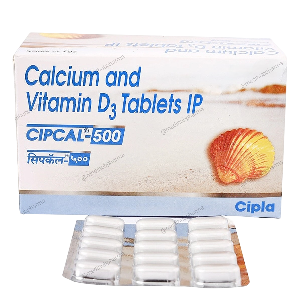 Cipcal 500 Tablet 15 Tab Strip Source of Calcium and Vitamin D