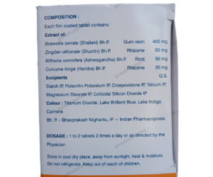 Dazzle-BS Tablet 60 Tab Pack New Hope in Osteoarthritis