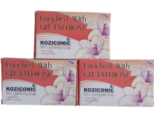 Koziconic Skin Lightening Soap Pack of 03 Soap 75 gm Each