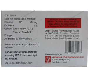 Rifaxit 400mg Tablet 10 Tab Strip