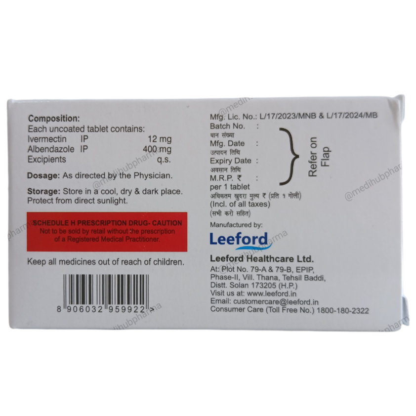 Evimectin A Tablet 01 Tab Strip