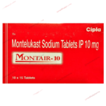 Montair 10 Tablet 15 Tab Strip