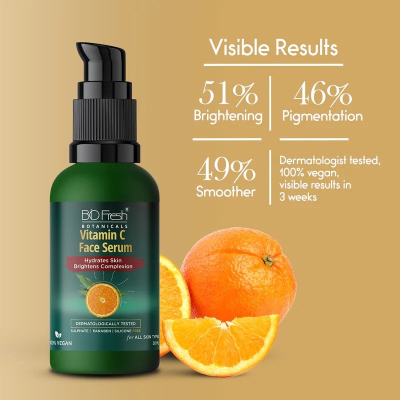 Biofresh Botanicals Vitamin C 20% Face Serum 30ml Pack