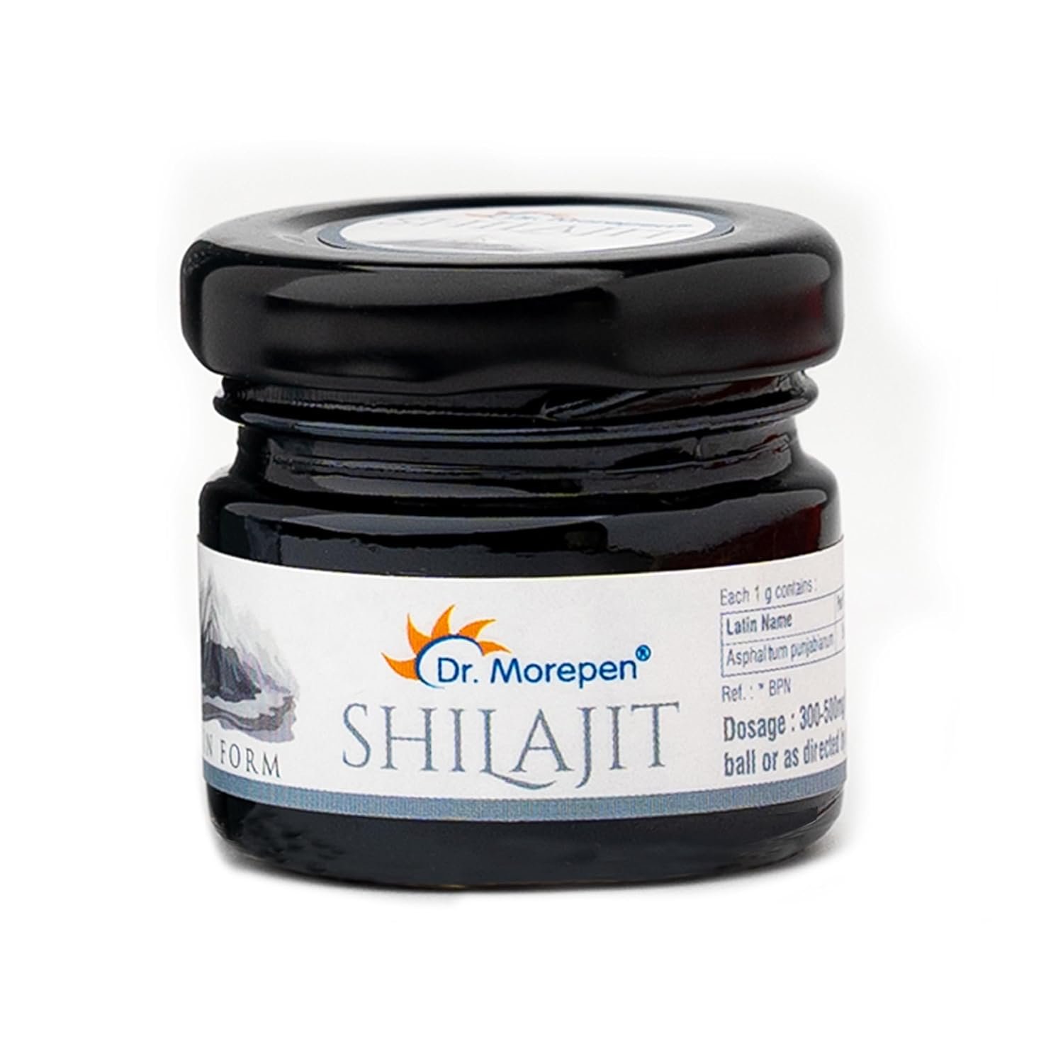 Natural and Pure Shilajit Resin 15 gm Pack From Dr Morepen