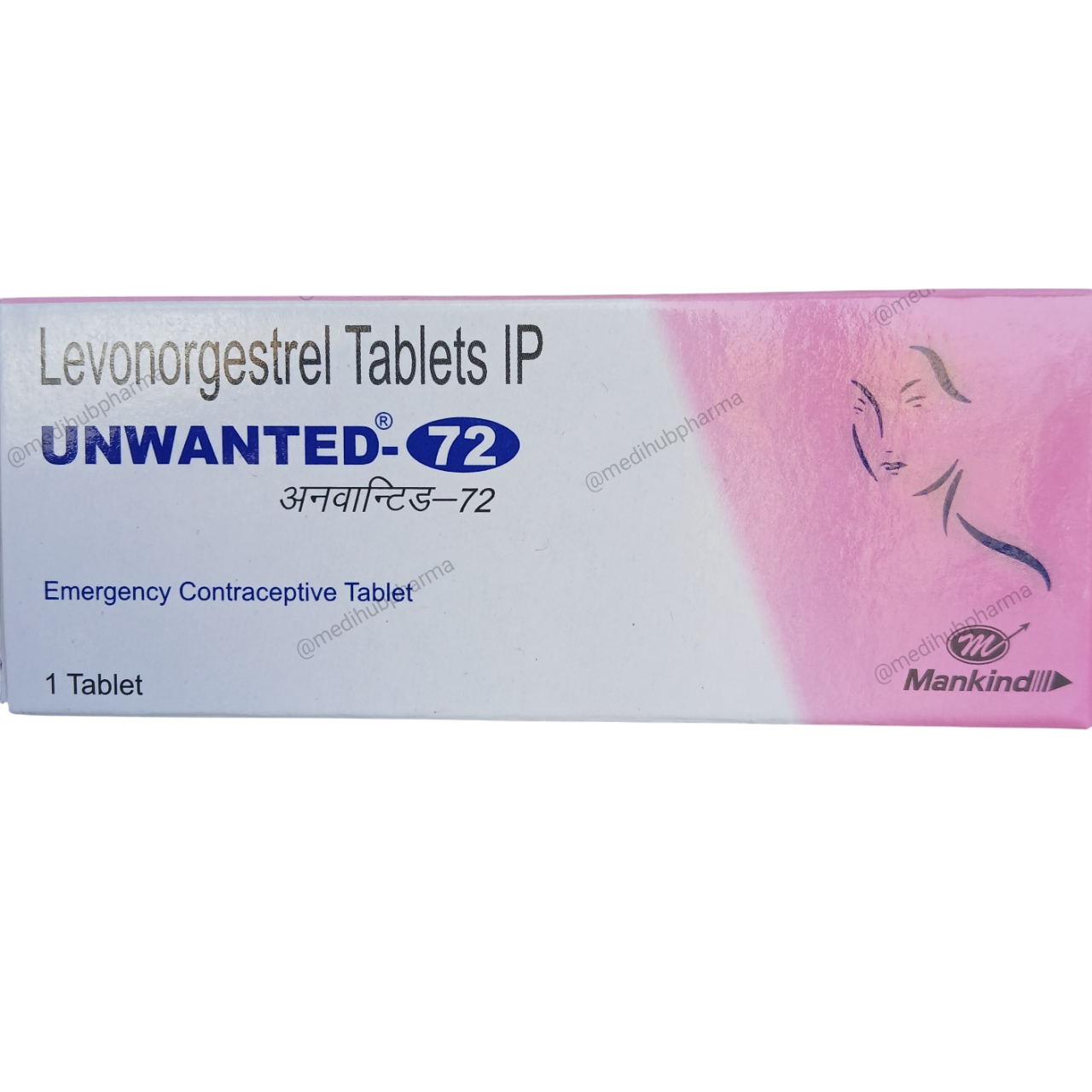 Unwanted 72 01 Tab Strip Emergency Contraceptive Tablet