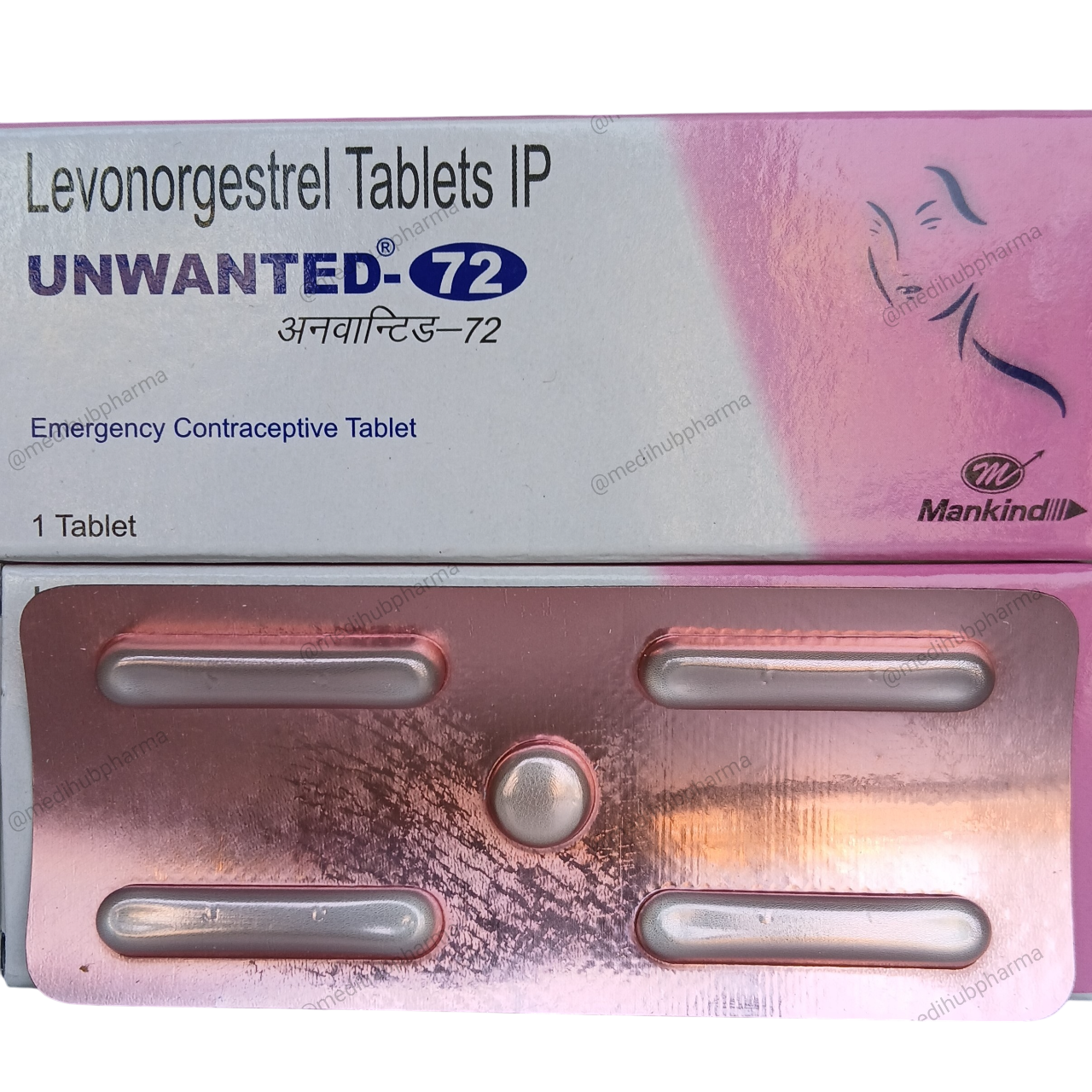 Unwanted 72 01 Tab Strip Emergency Contraceptive Tablet