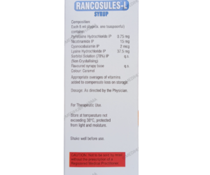 Ranbaxy Rancosules L Syrup 200 ml Pack