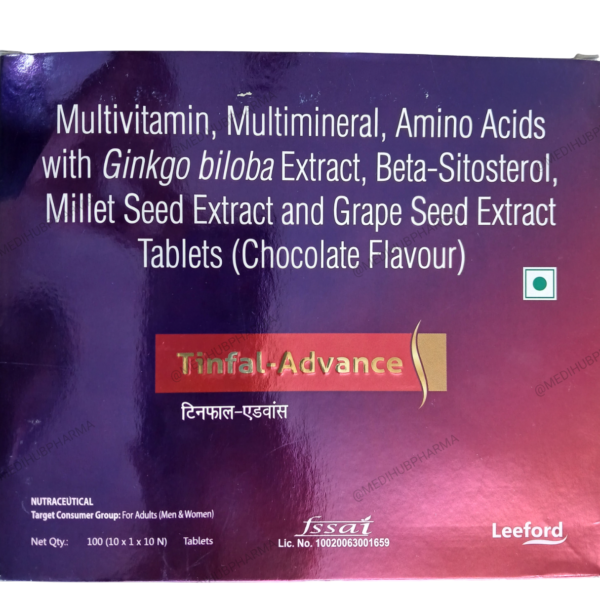 Tinfal Advance Tablet 10 Tab Strip