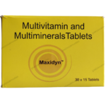 Maxidyn Tablet 30 Tab Pack Daily Multivitamin and Multimineral