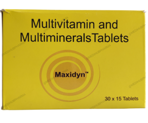 Maxidyn Tablet 30 Tab Pack Daily Multivitamin and Multimineral