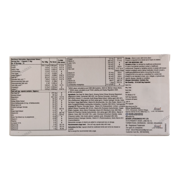 Zedwin 5G SoftVeg Capsule 10 Cap Strip