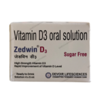 Zedwin D3 60000IU Nano Shot Sugar Free Pack of 04 5 ml