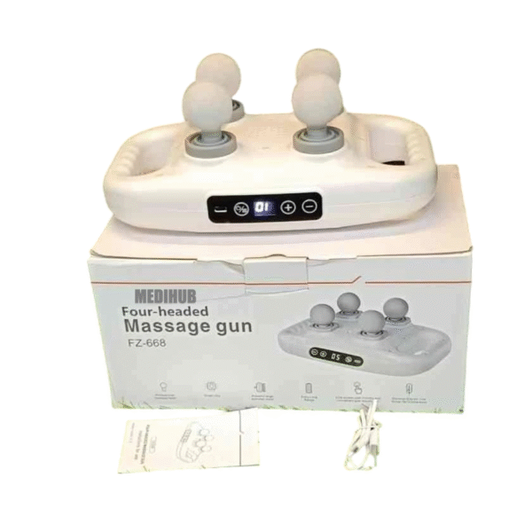Medihub Full Body Massager 4 Headed Massage Gun