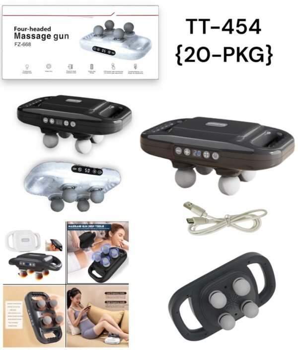 Medihub Full Body Massager 4 Headed Massage Gun