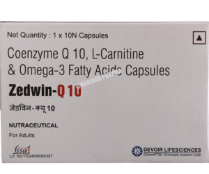 Zedwin Q 10 Softgel Capsule 10 Cap Strip