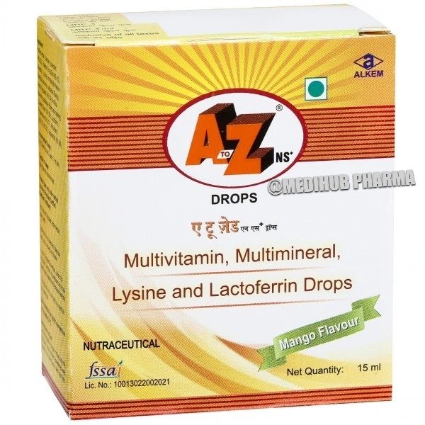 A to Z NS Oral Drops Mango 15ml Pack