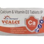Vcalci Calcium Vitamin D3 Tablets 15 Tab Strip
