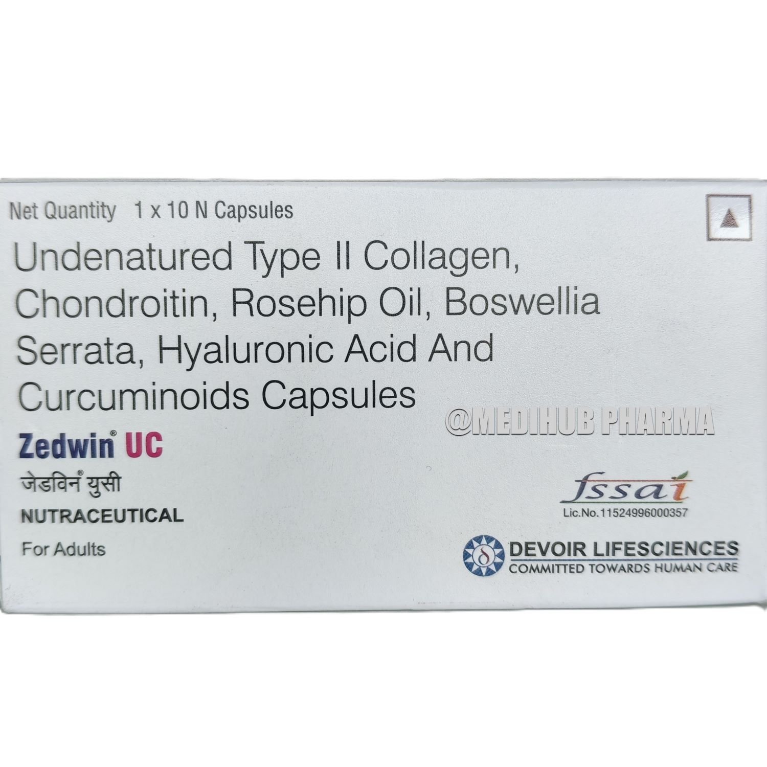 Zedwin UC Capsule 10 Cap Strip