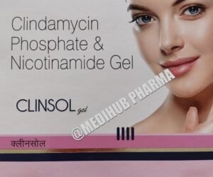 Clinsol Gel Clindamycin and Nicotinamide Gel 15gm