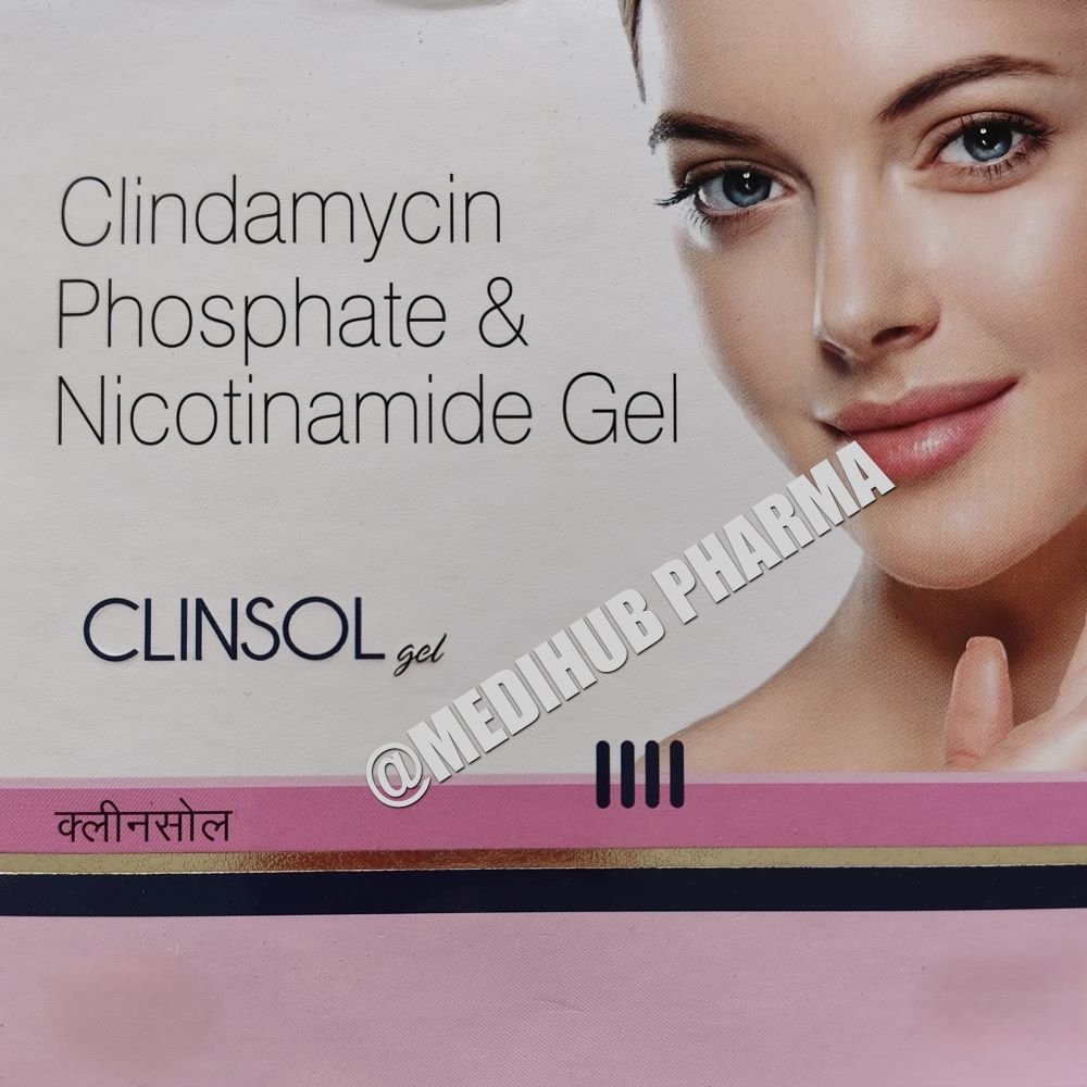 Clinsol Gel Clindamycin and Nicotinamide Gel 15gm